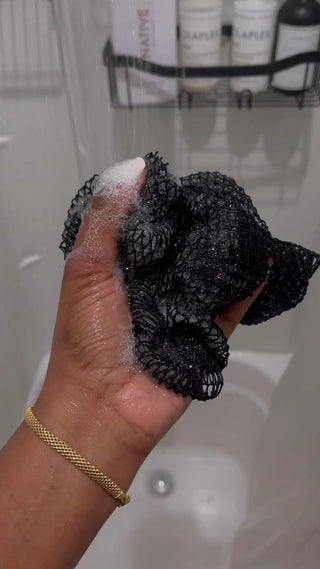 Filet de douche exfoliant